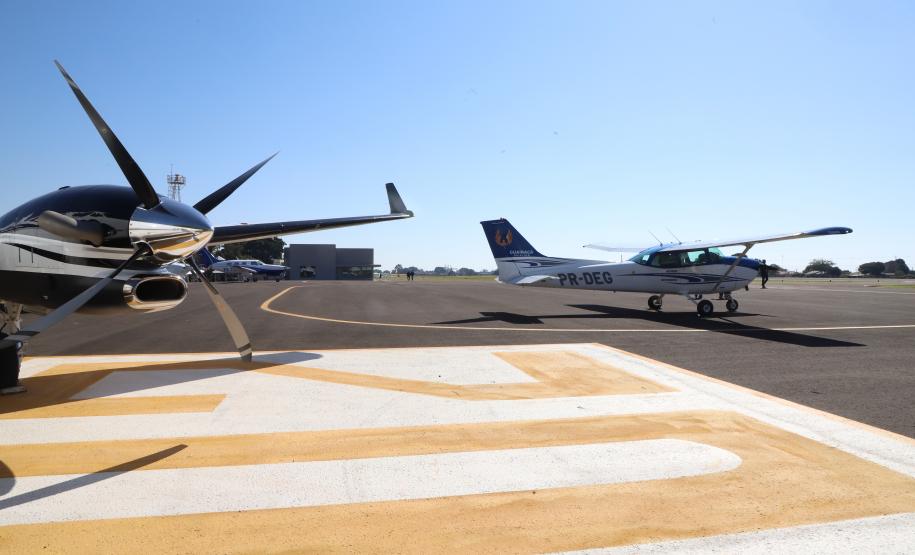 pista do aeroporto de Campo Mourão