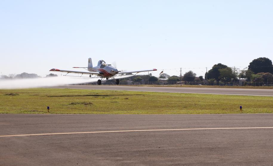 pista do aeroporto de Campo Mourão