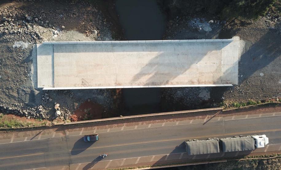 trecho da PRC-466 entre Guarapuava e Palmeirinha