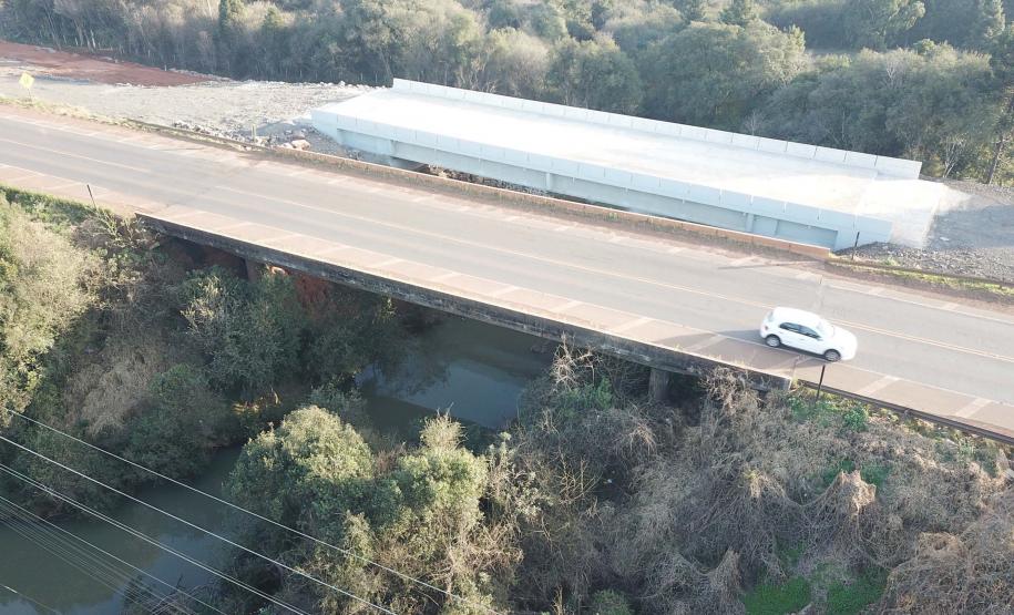 trecho da PRC-466 entre Guarapuava e Palmeirinha