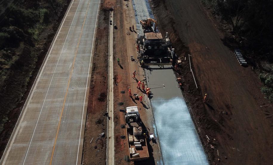 trecho da PRC-466 entre Guarapuava e Palmeirinha