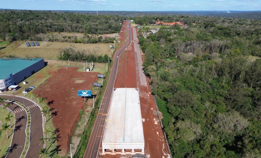 Obras Duplicação da Rodovia das Cataratas em Foz do Iguaçu