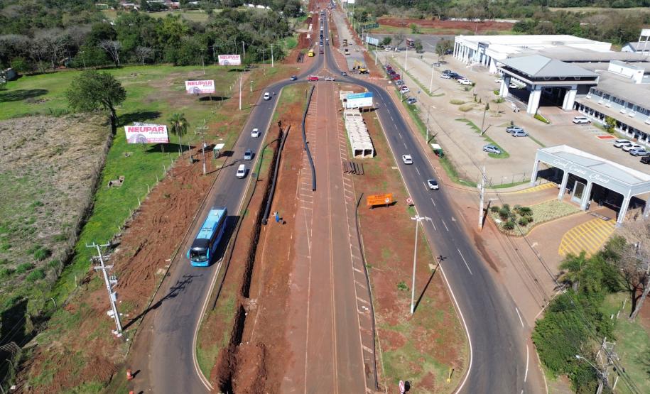Obras Duplicação da Rodovia das Cataratas em Foz do Iguaçu