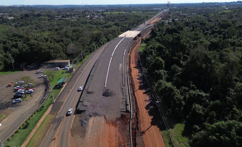 Obras Duplicação da Rodovia das Cataratas em Foz do Iguaçu