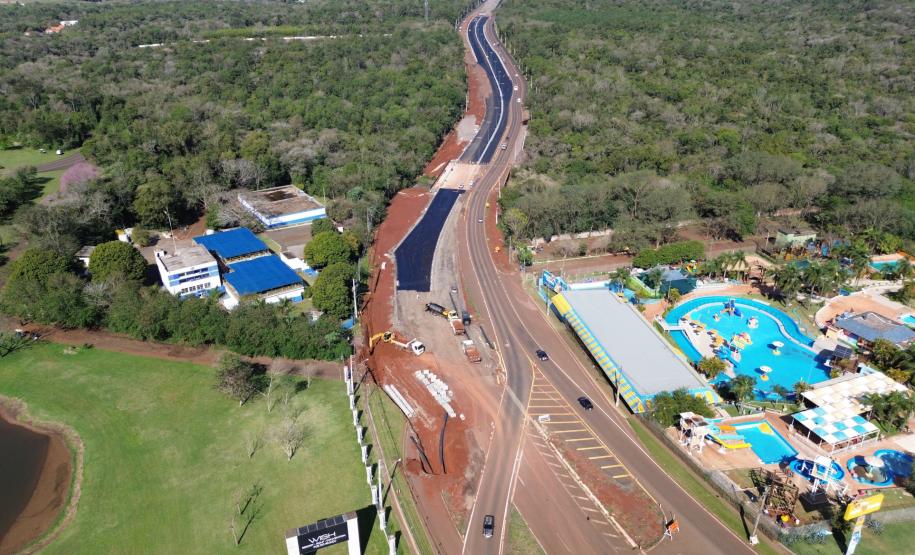 Obras Duplicação da Rodovia das Cataratas em Foz do Iguaçu