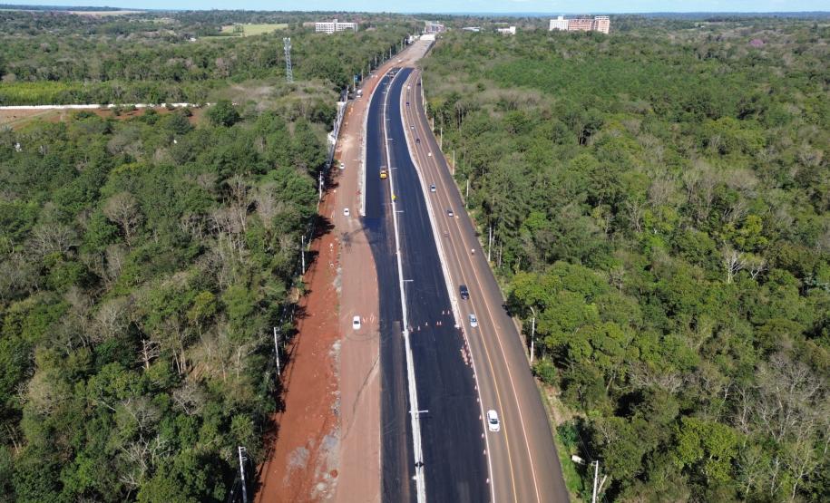Obras Duplicação da Rodovia das Cataratas em Foz do Iguaçu