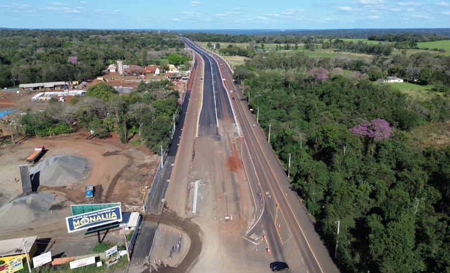 Obras Duplicação da Rodovia das Cataratas em Foz do Iguaçu