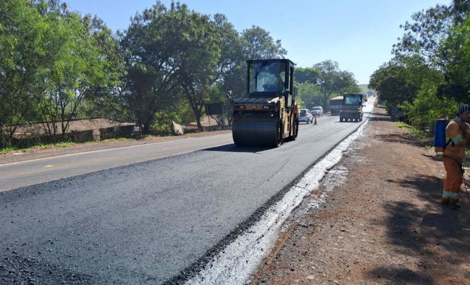 Melhoria em rodovia