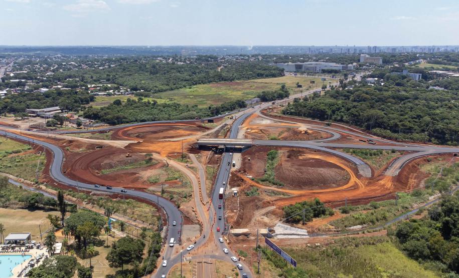 Obras da Perimetral Leste de Foz do Iguaçu