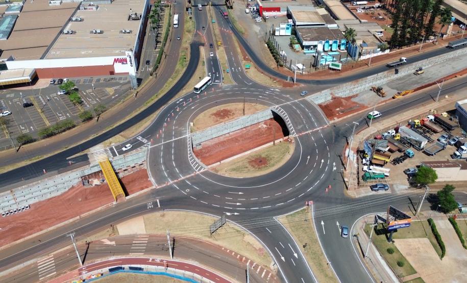 Obras Trevo do Catuaí em Maringá