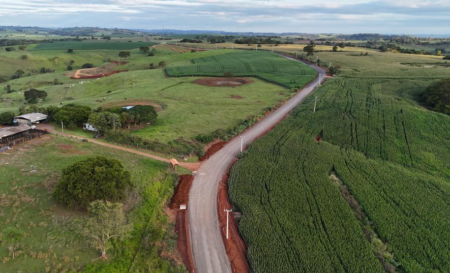 estrada entre Ramilândia e Santa Helena