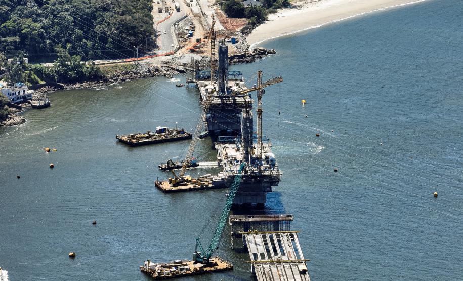 Obras ponte de guaratuba