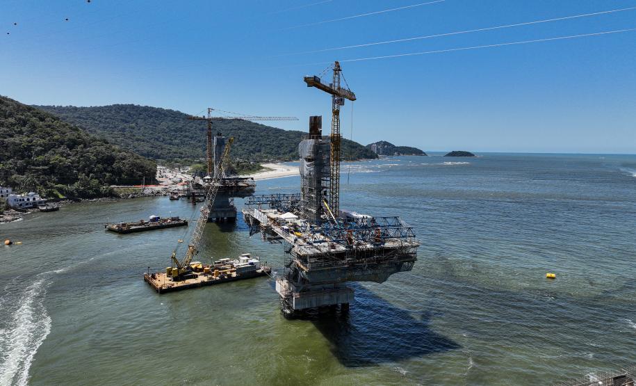 Obras ponte de guaratuba
