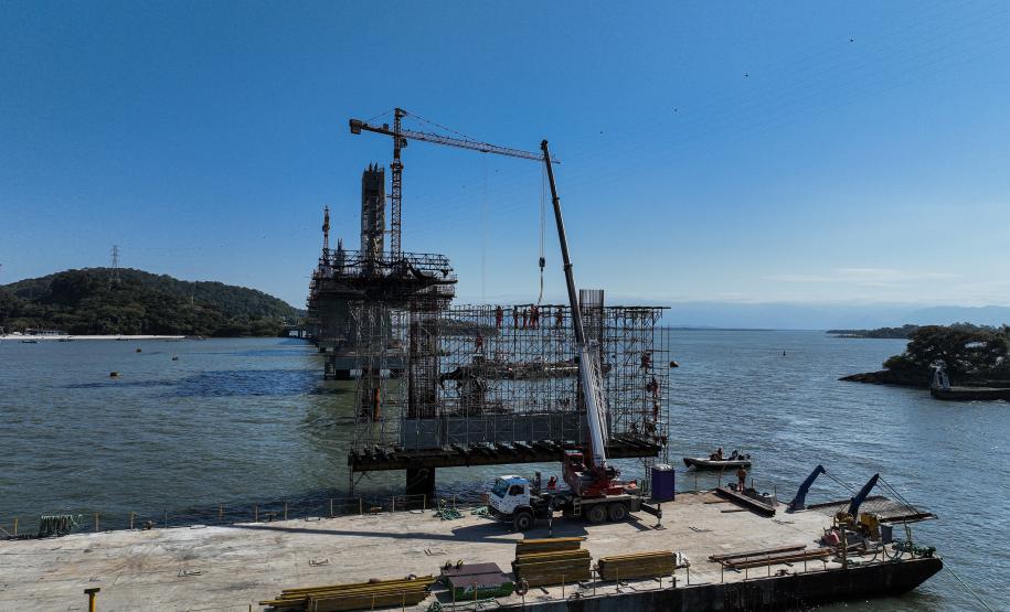 Obras ponte de guaratuba