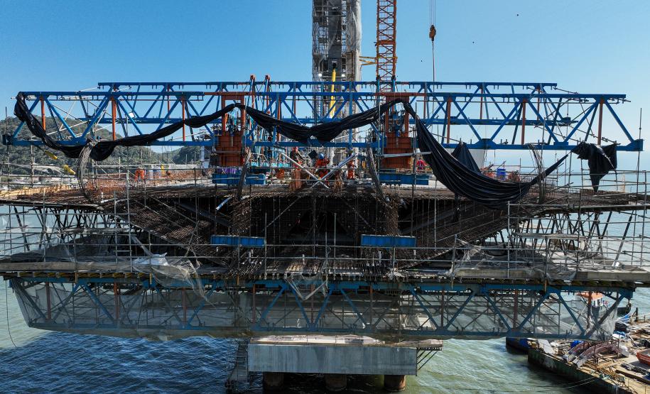 Obras ponte de guaratuba