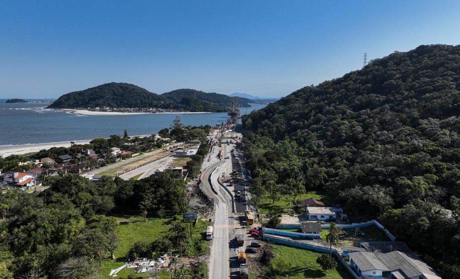 Obras ponte de guaratuba