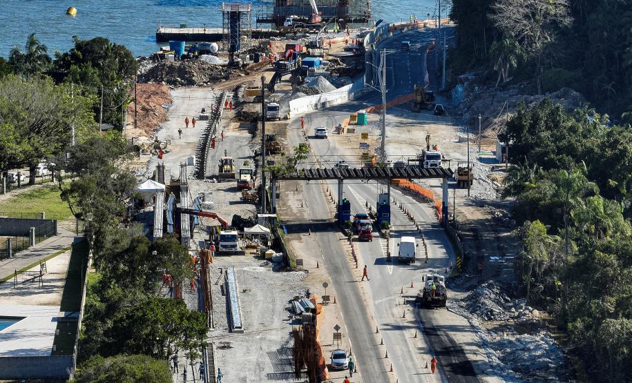 Obras ponte de guaratuba