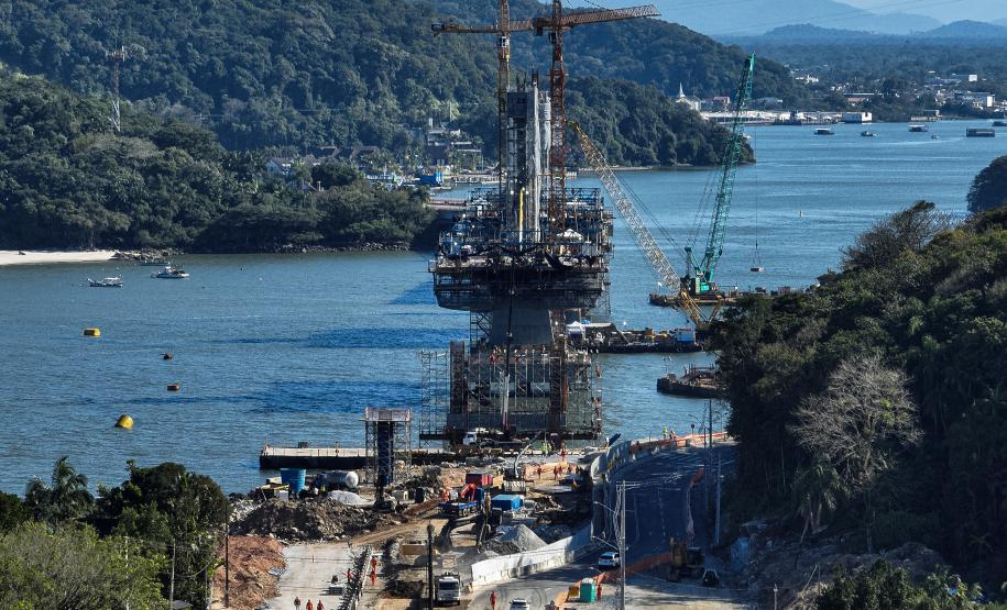Obras ponte de guaratuba