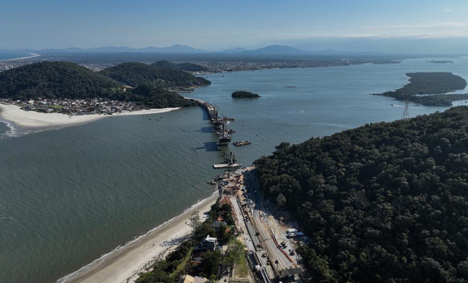 Obras ponte de guaratuba
