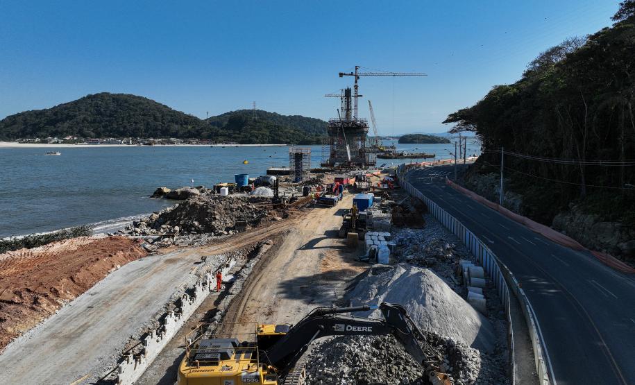 Obras ponte de guaratuba
