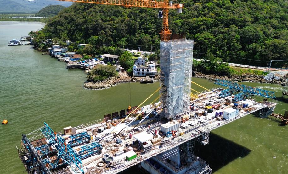 Obras ponte de guaratuba