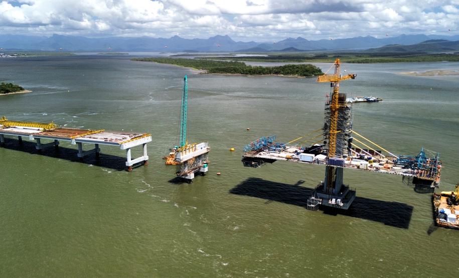 Obras ponte de guaratuba