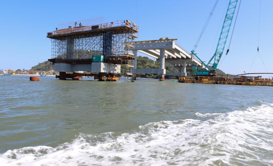 Obras ponte de guaratuba