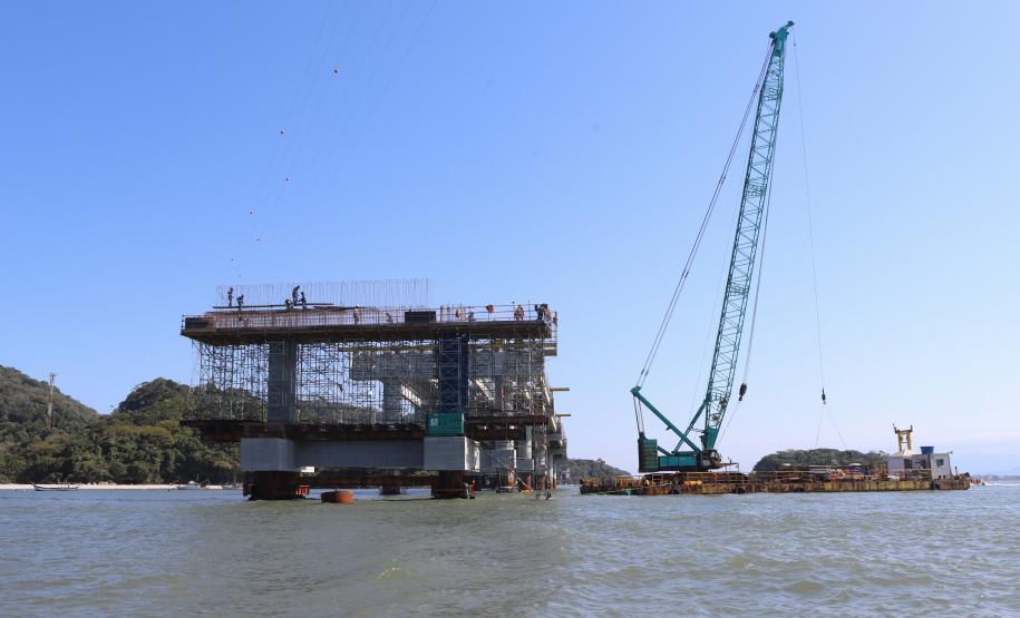 Obras ponte de guaratuba