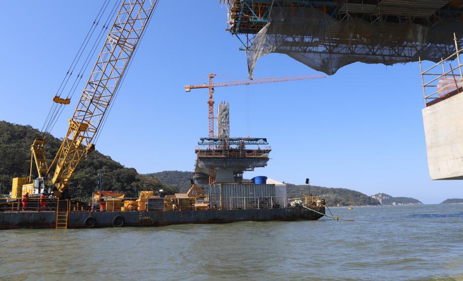 Obras ponte de guaratuba