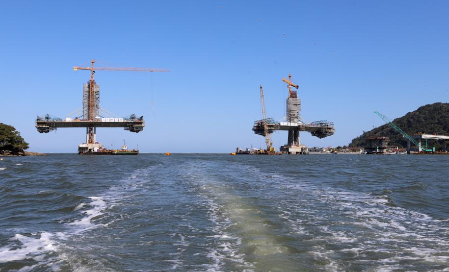 Obras ponte de guaratuba