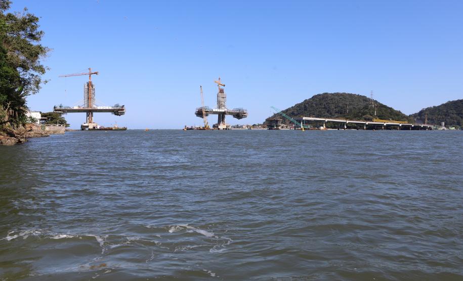 Obras ponte de guaratuba