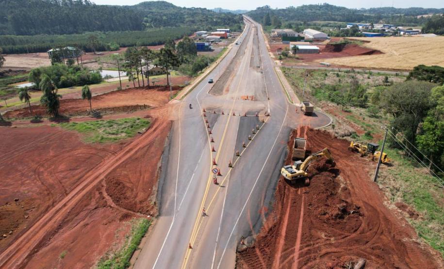 Obras da Nova duplicação da PRC-466