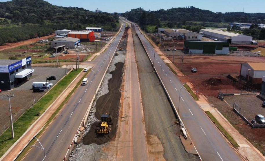 Obras da Nova duplicação da PRC-466