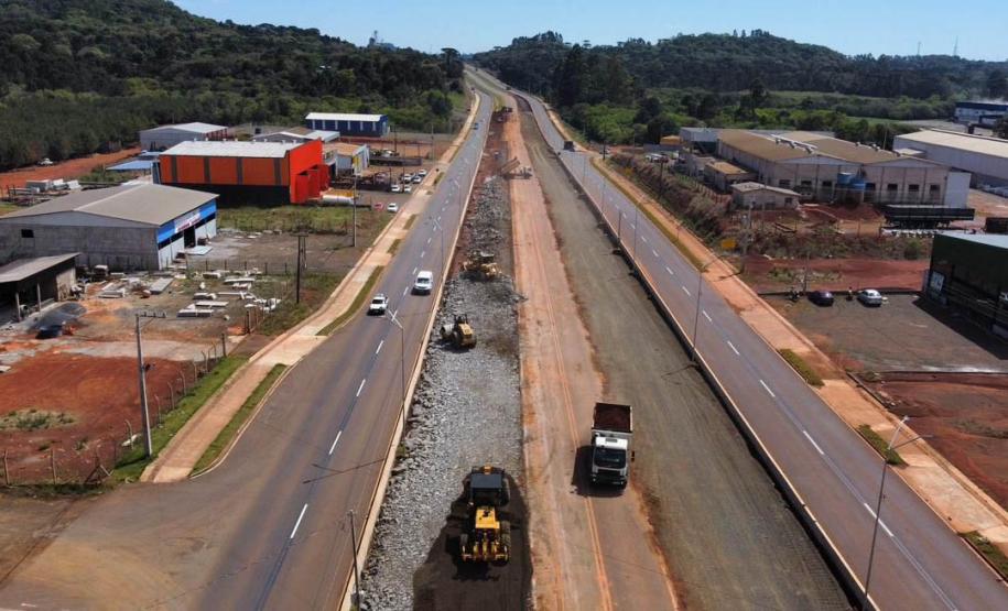 Obras da Nova duplicação da PRC-466