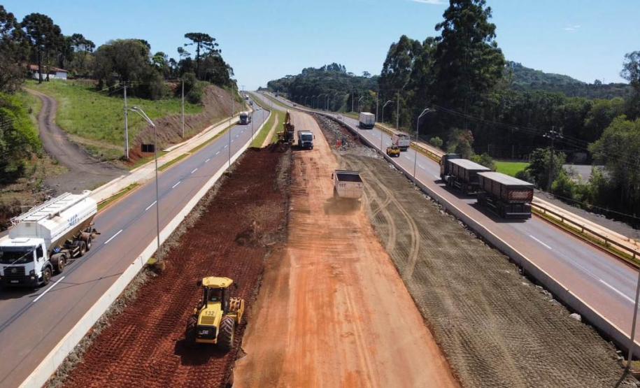 Obras da Nova duplicação da PRC-466