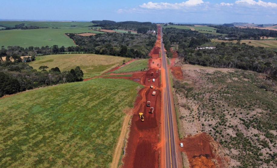 Obras da Nova duplicação da PRC-466