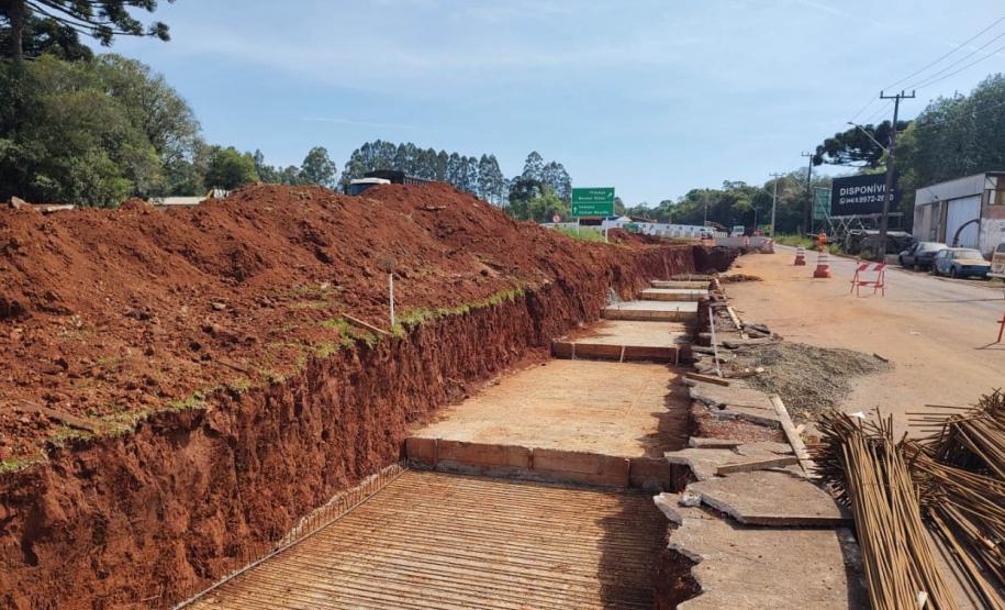 Obras da Nova duplicação da PRC-466