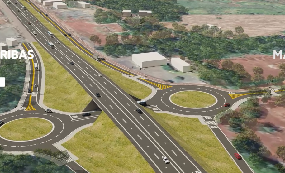 Obras da Nova duplicação da PRC-466