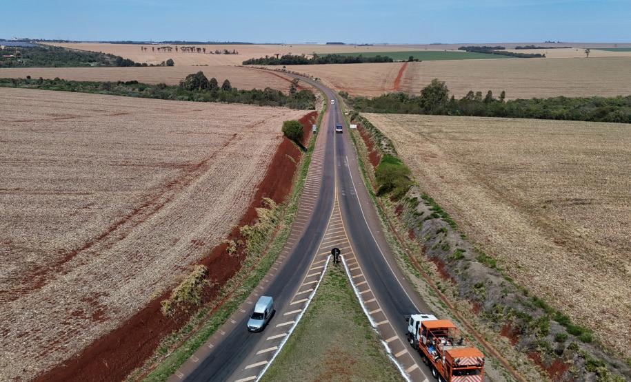 Trecho da  PR 158 e PR 317, entre Campo Mourao e Maringá