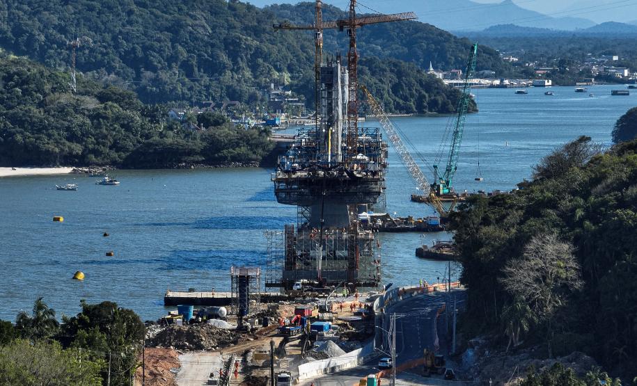 Obras ponte de guaratuba