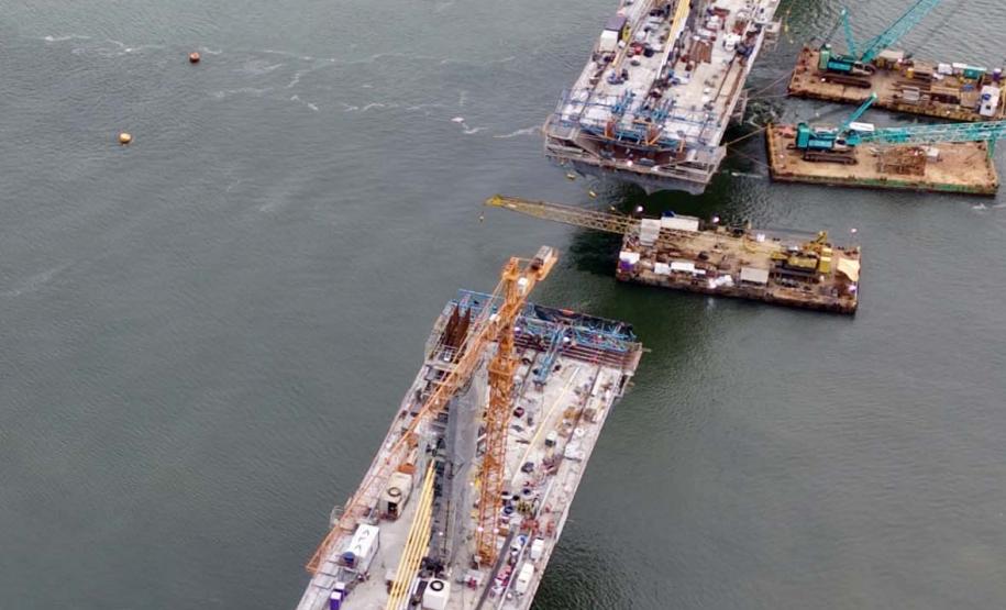 Obras Ponte de Guaratuba