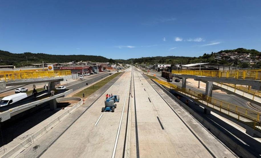 bras do segundo lote da duplicação da Rodovia dos Minérios