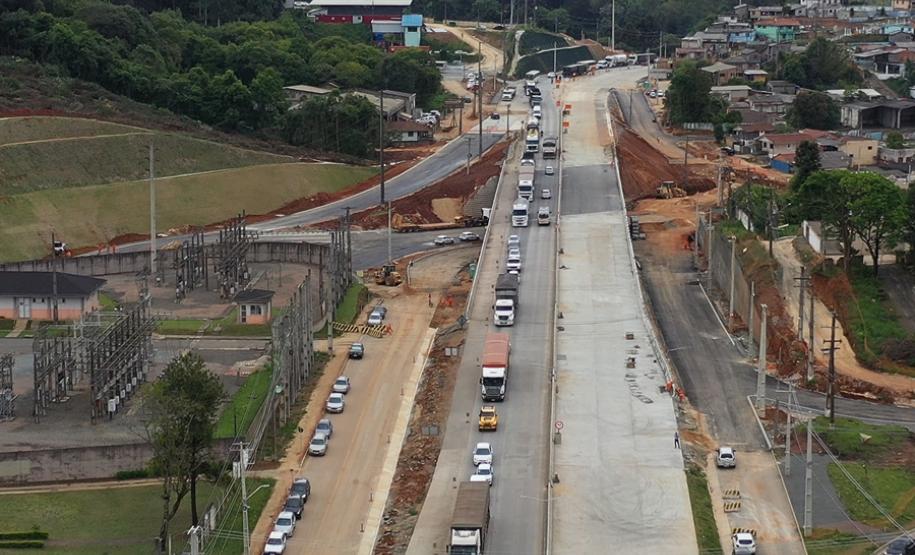 bras do segundo lote da duplicação da Rodovia dos Minérios