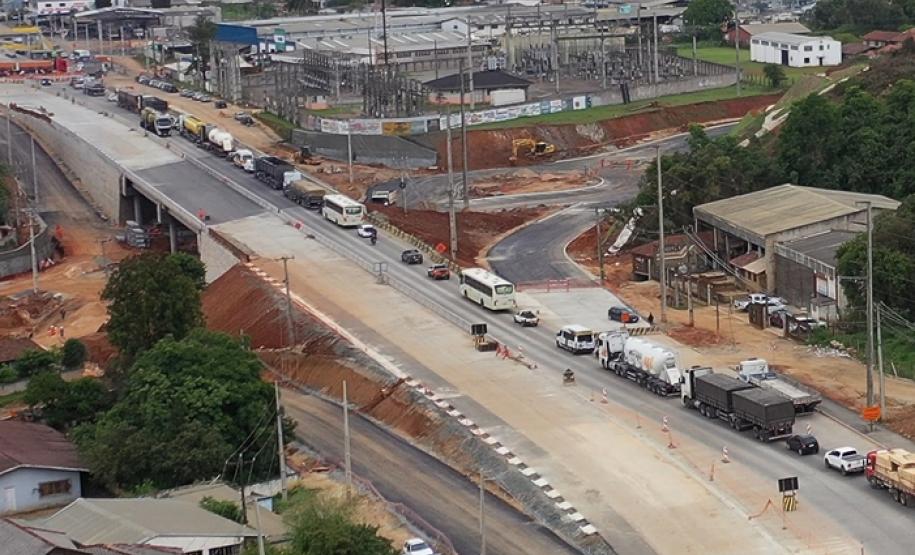 bras do segundo lote da duplicação da Rodovia dos Minérios