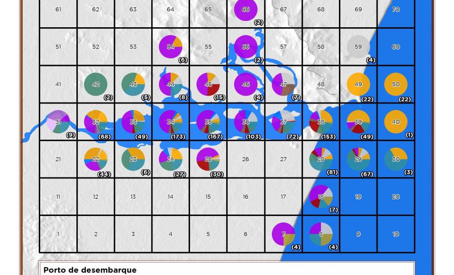 Mapa localidades pesca