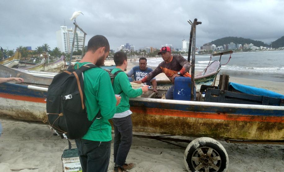 Acompanhamento técnico da atividade pesqueira na Baía de Guaratuba