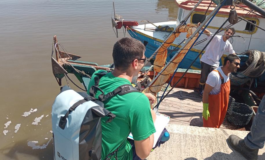 Acompanhamento técnico da atividade pesqueira na Baía de Guaratuba