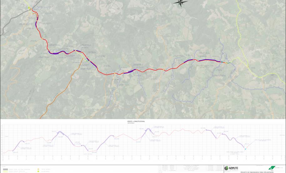 PR-160 pavimentação entre Imbaú e Reserva - mapa