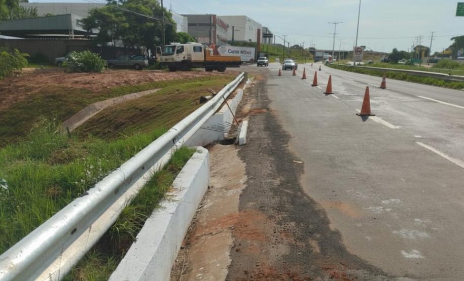 Obra emergencial na PR-323 em Umuarama concluída