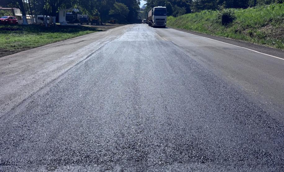 Rodovia entre Nova Tebas e Pitanga recebe serviços de conservação do DER/PR